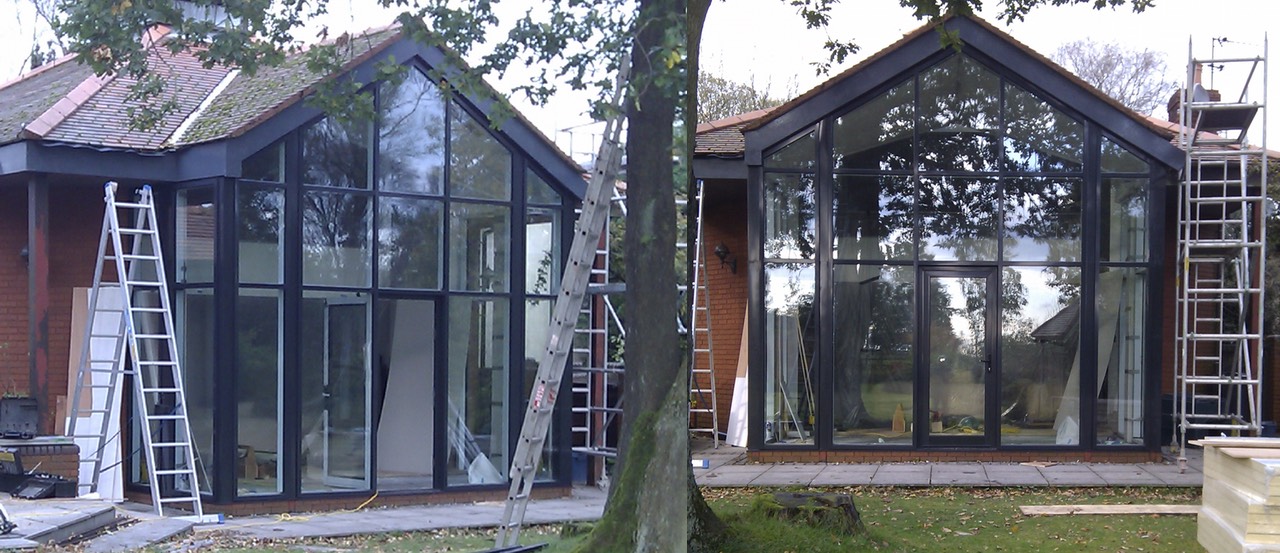 <h1>Aluminium fabrication supply and fit </h1>
• Aluminium shopfronts • Entrances • Aluminium curtain walling
• Aluminium sliding doors • Aluminium windows Aluminium fabrication supply and fit
